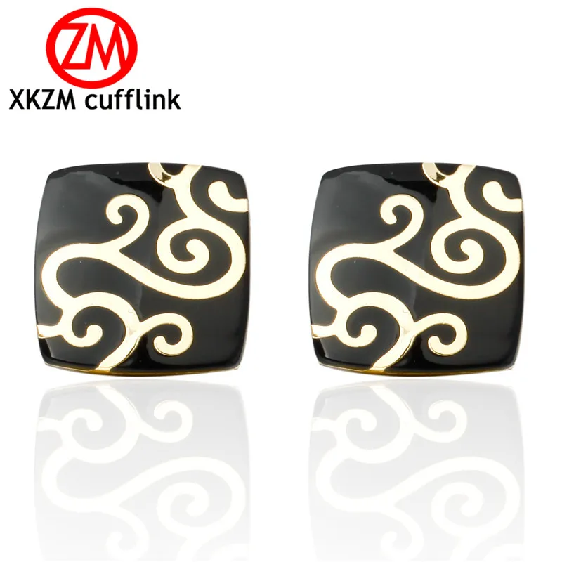 Высококачественные модные мужские запонки для рубашки золотые с рукавом