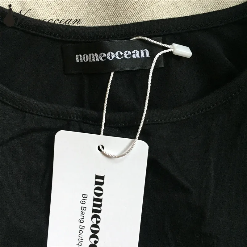 Забавный письмо геометрический узор печати черная футболка одноцветное