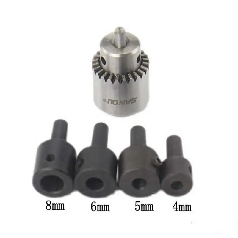

Connector+ Drill Drill Chuck Clamping Range 0.4-4.5mm With Fit Motor Shaft O/D 5/6/8/10/11/12mm Connecting Rod CNC