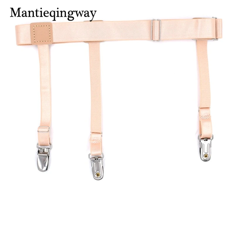 Mantieqingway деловая рубашка держатель для мужских ног ремень подтяжек ремни