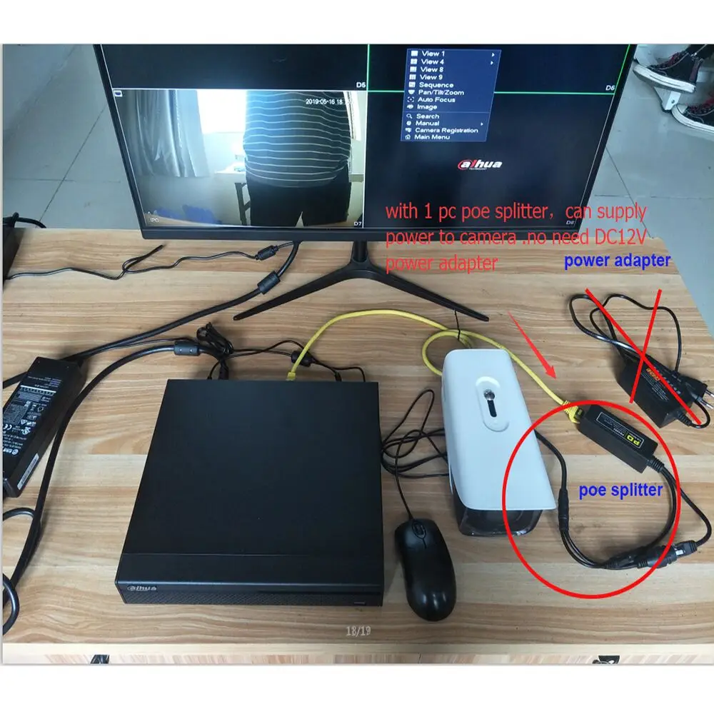 Dahua 6MP IP-камера IPC-HFW4636M-I1 starlight 3DNR WDR местная сигнализация H.265 IR50m с кронштейном