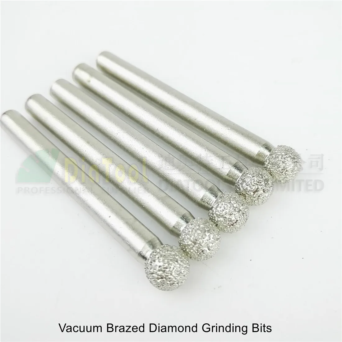 DIATOOL 5 шт. #10 вакуумные алмазные шлифовальные сверла с паяльным напылением 8 мм