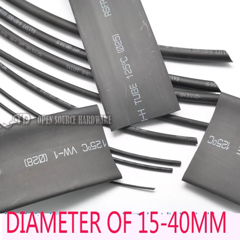 1 м Высококачественная термоусадочная трубка диаметром 14-40 мм | Электронные