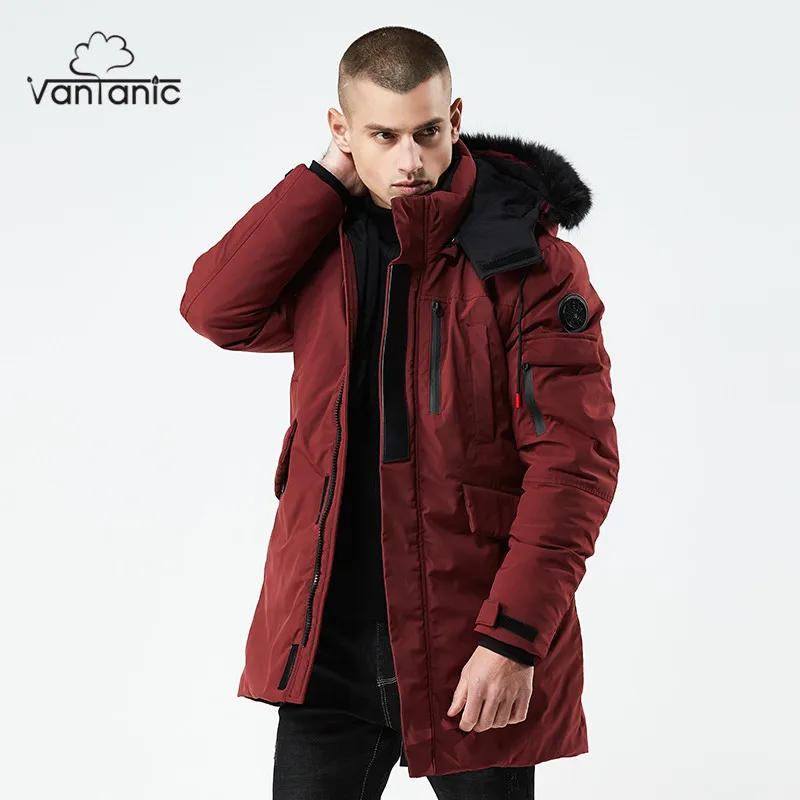 Vantanic 2018 большой размер 4 цвета теплая верхняя одежда зимняя куртка для мужчин