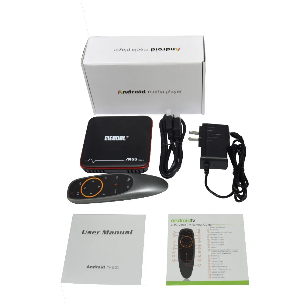 MECOOL M8S PRO W умные ТВ Box Android 7 1 Amlogic S905W 4 ядра 2 Гб оперативной памяти 16 встроенной ГБ 8