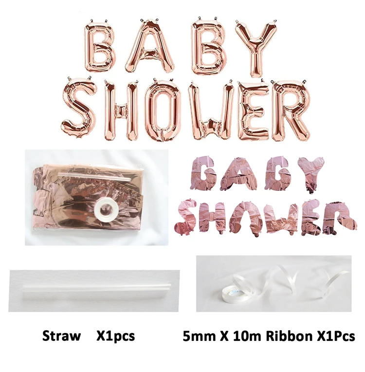 3 м Baby Shower Бумага баннер его для девочек и мальчиков Babyshower вечерние украшения шары подвесная гирлянда соломы поставки Пол раскрыть