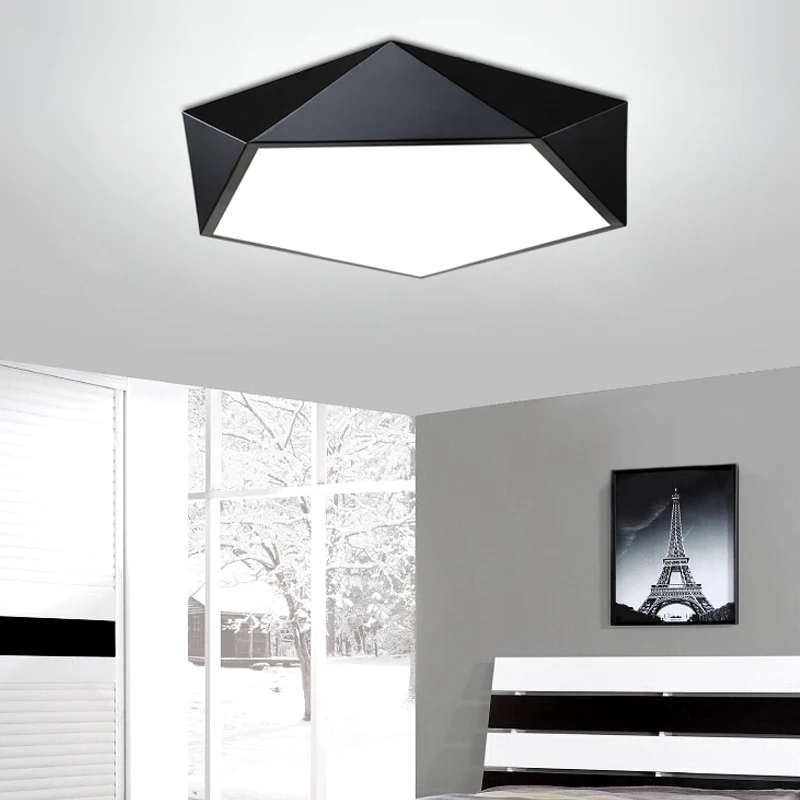 Люстра потолочная черная/белая 5 см светодиодная|bedroom fixtures|led bedroom light fixturesbedroom lighting