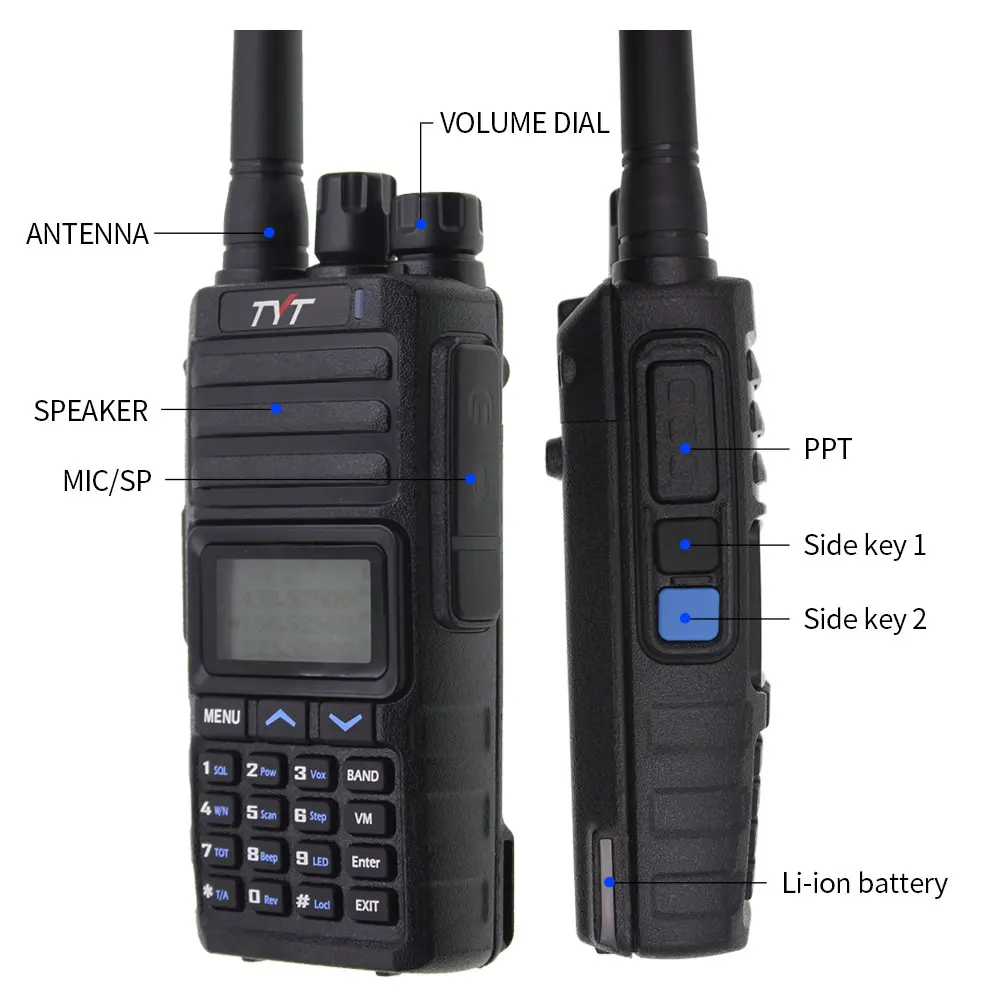 Рация TYT TH-350 трехдиапазонная 136-174 МГц 220-260 400-470 5 Вт | Мобильные телефоны и