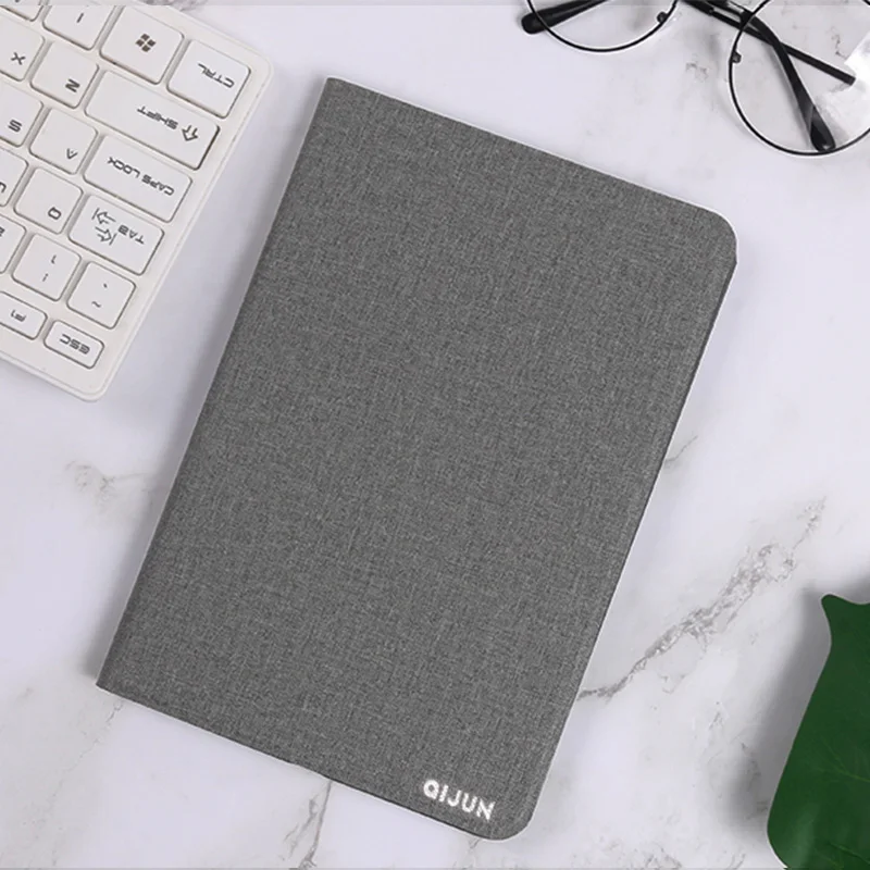Gray Чехол QIJUN для huawei MediaPad T5 10 10,1 ''AGS2-W09/W19 AGS2-L09/L03 10,1 дюймов Чехол флип-чехол для планшета Fundas подставка в виде ракушки - Цвет: Gray