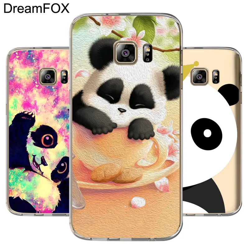 DREAMFOX M200 животное панда из мультфильма Мягкий ТПУ силиконовый чехол для Samsung Galaxy S5