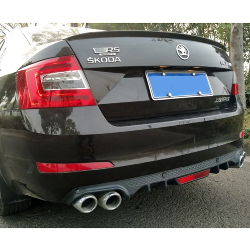 Задние бамперы с 4 вентиляционными отверстиями для Volkswagen Skoda Octavia 2015 2016 2017