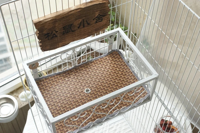 Chinchilla squirrel Dutch pig small pet fixed anti-bite iron bed summer cool autumn and winter warm