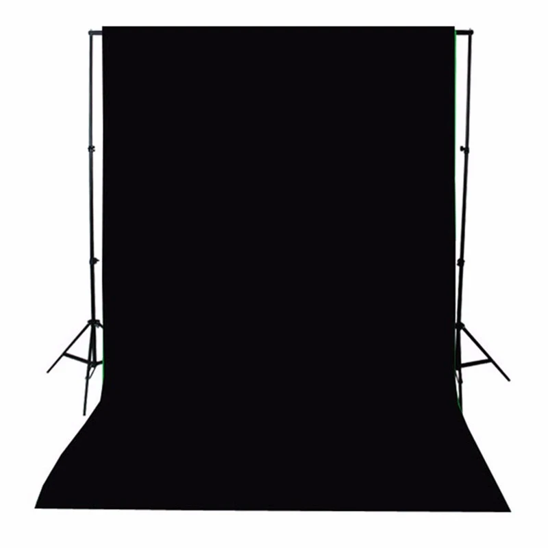 Черный 1,5x1/2/3/4 м фото фон для фотосъемки с изображением Фоны Фотофон для студийной съемки зеленый Экран фон для фотосъемки - Цвет: Черный
