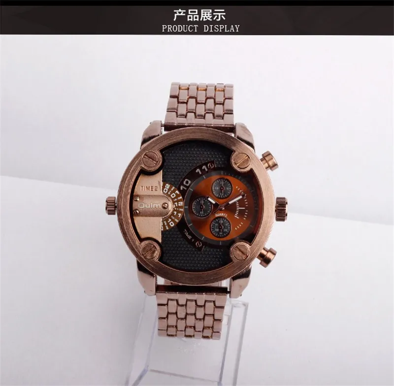 Аутентичные OULM HT3130 часы Montres de MARQUE De Luxe негабаритных циферблат Reloj Hombre асеро inoxidable Relógio masculino DZ