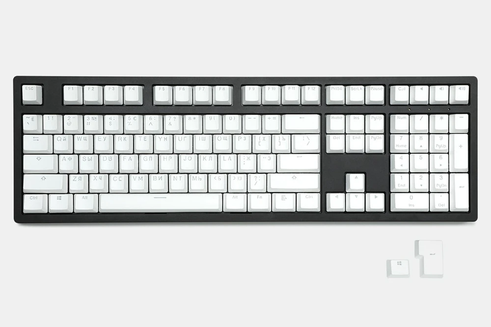 Петля русский и корейский корневая буква LANGUANGE legends PBT DOUBLESHOT KEYCAP набор OEM профиль черный и белый цвета