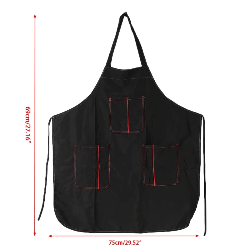 

Pro Salon Barber Hair Cutting Gown Cape Hairdressing Hairdresser Apron 3 Pockets