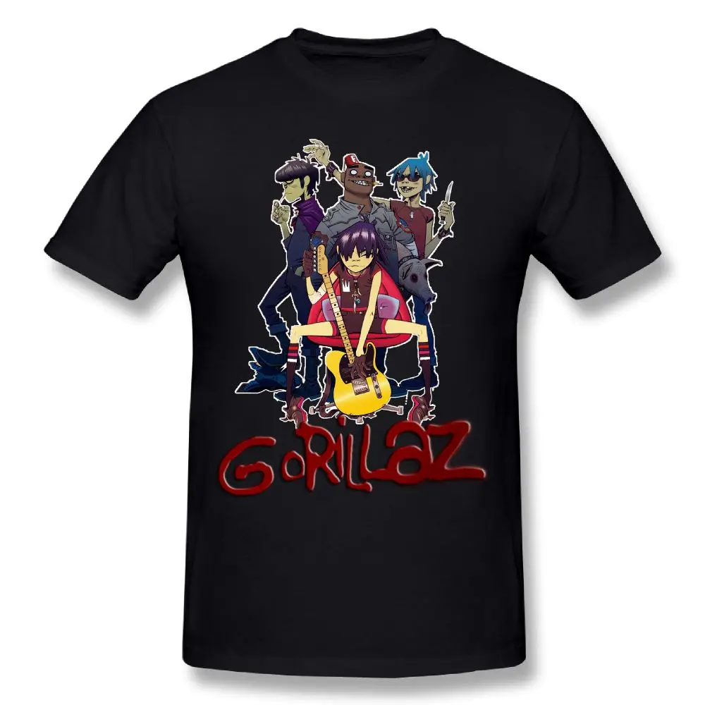 SAMCUSTOM Мужская Персонализированная креативная футболка с 3D принтом Gorillaz футболки