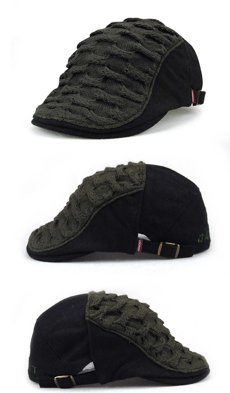 TOHUIYAN для мужчин и женщин тканые вязаные шерстяные газетные шапки зимние теплые берет в стиле винтаж шапки британский джентльмен Boina Duckbill Остроконечные шапки