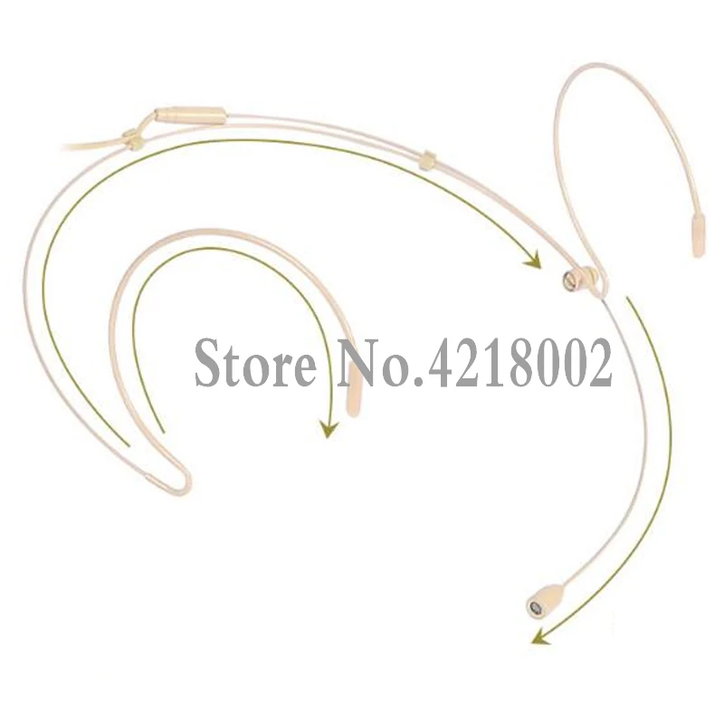 Конденсаторная головная гарнитура с микрофоном для AKG Shure беспроводной корпус