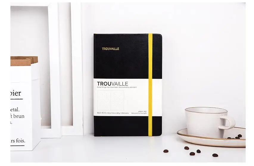 Moleskine Fashion Band Journal A5, бумага в горошек, 128 листов, школьные офисные принадлежности, 1 штука
