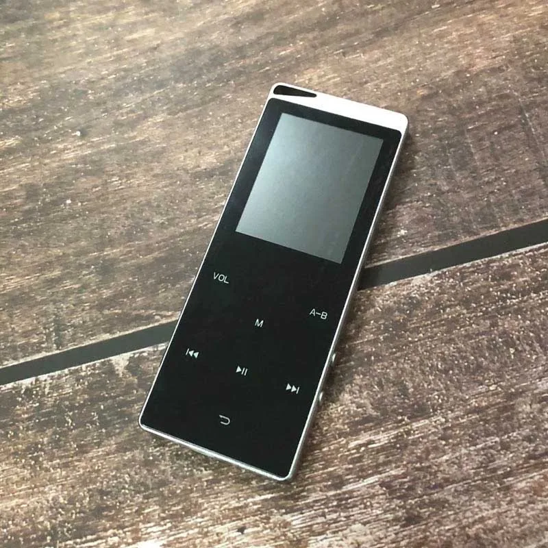 Серебристый Популярный MP4 плеер с bluetooth mp3 mp4 музыкальный плеер Портативный walkman 2,4 дюймов сенсорные клавиши fm Радио Видео Hifi 16 Гб плеер - Цвет: Серебристый