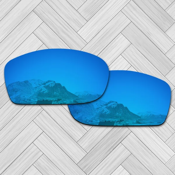 Ice Blue Mirror E.O.S 20+ варианты линз Замена для высококачественные солнцезащитные очки OAKLEY пятерки в квадрате солнцезащитных очков - Цвет линз: Ice Blue Mirror
