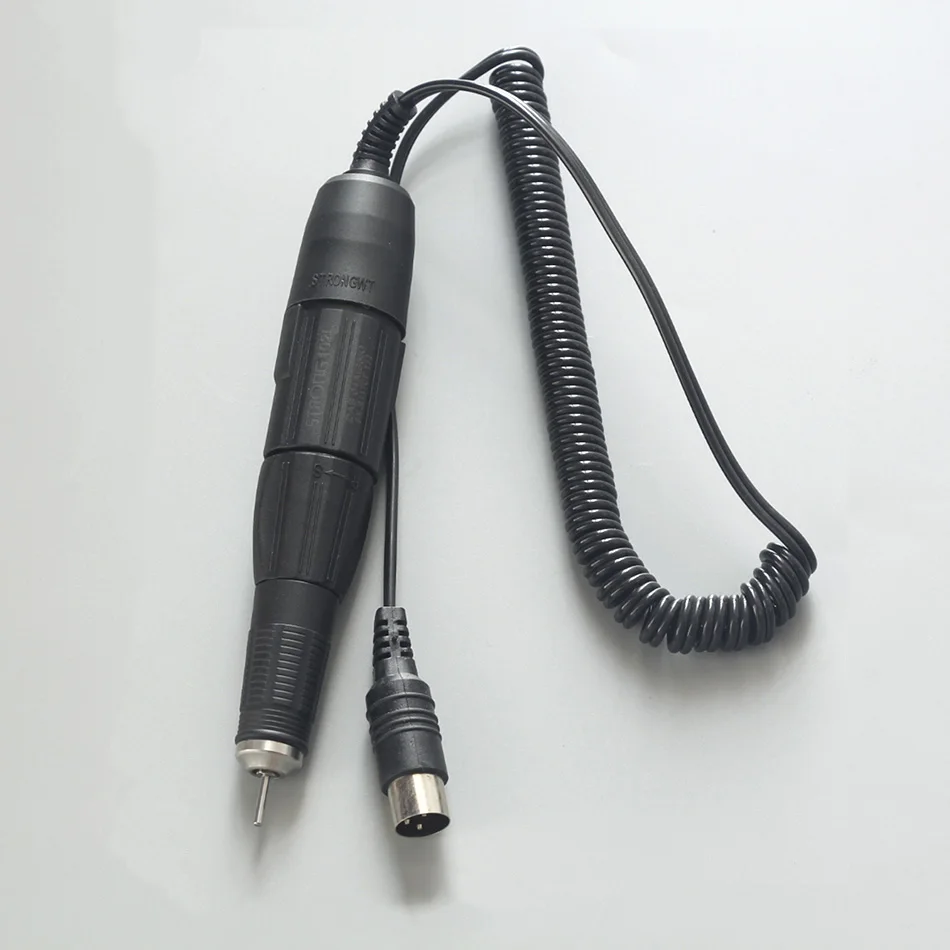 105L Black Handpiece 65 Вт 35000 об/мин Электрический Фрезер для ногтей 105л сильная 210 модель 204 наконечник для маникюра педикюра пилка для ногтей оборудование для дизайна ногтей - Цвет: 105L Black Handpiece