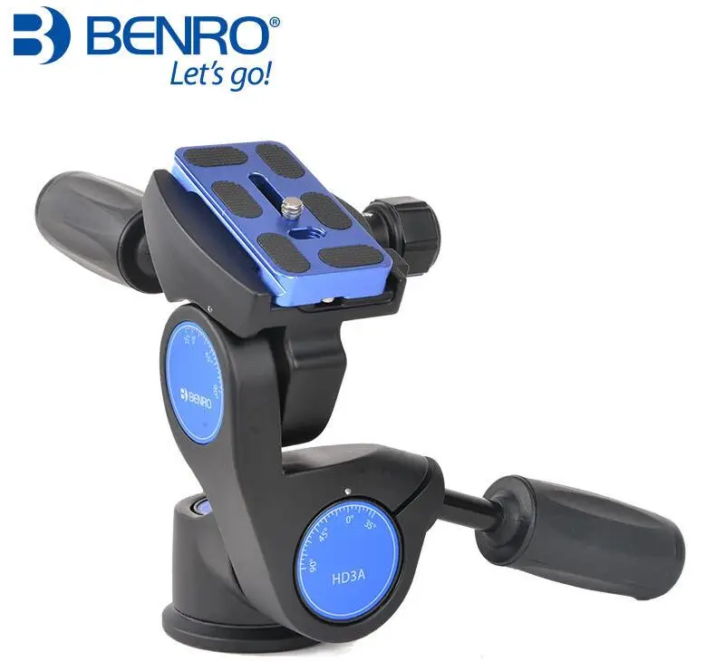 Benro HD1A HD2A HD3A 3 сторонняя головка с быстроразъемной пластиной|Штативные головки| |