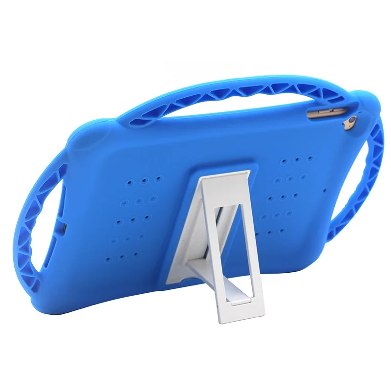 Чехол для iPad air/air 2/Pro 9 7 Крышка всего тела Силиконовый противоударный ручной Стенд