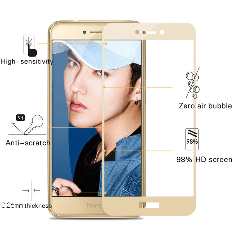 Lovekiss 9H закаленное стекло для Huawei P10 P20 Lite Pro P Smart Screen Protector Защитная пленка Honor 8 9 10 7A
