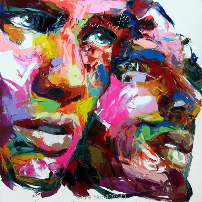 Frencoise Nielly Картина на холсте декоративные настенные картины для гостиной палитра