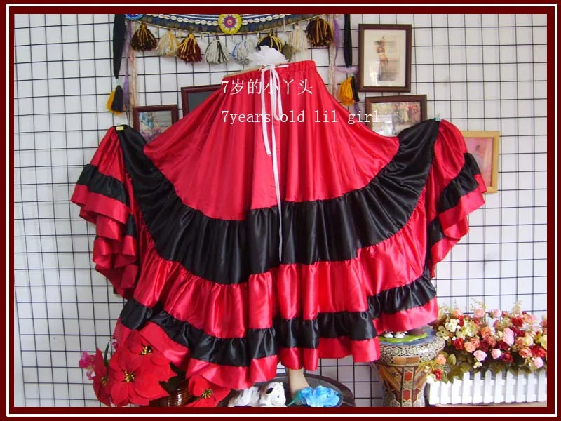 

Satin silk Furlong Ming Go expansion skirt 9EX03