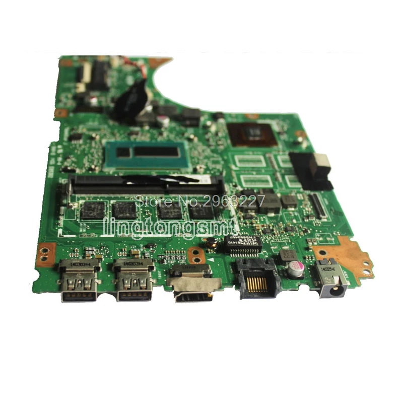 For Asus S451 S451L V451 V451L S451LN S451LB Laptop motherboard REV2.1 i7-4700u GT840M mainboard 60NB05D0-MB1211 100% tested | Компьютеры