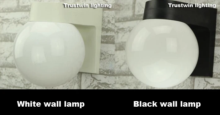 2 шт. водостойкая ванная комната для помещений улицы настенная лампа круглой