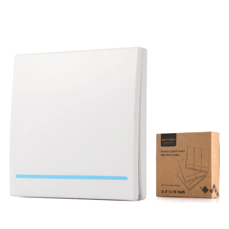 QIACHIP RF Wifi переключатель RF 433 MHz 10A/2200 W беспроводной переключатель 86 Тип вкл/выкл переключатель панель 433 MHz RF WiFi Пульт дистанционного управления Передатчик