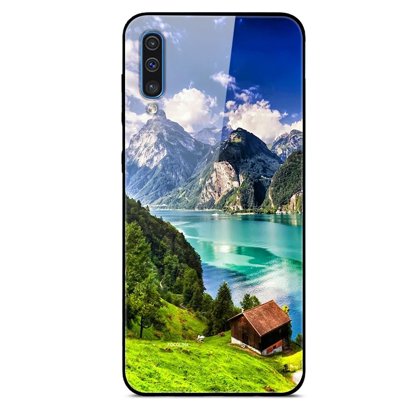 6," чехол для samsung Galaxy A50 A30s чехол роскошный чехол из закаленного стекла для samsung A30s A50s A50 Чехол Мягкий бампер A 50