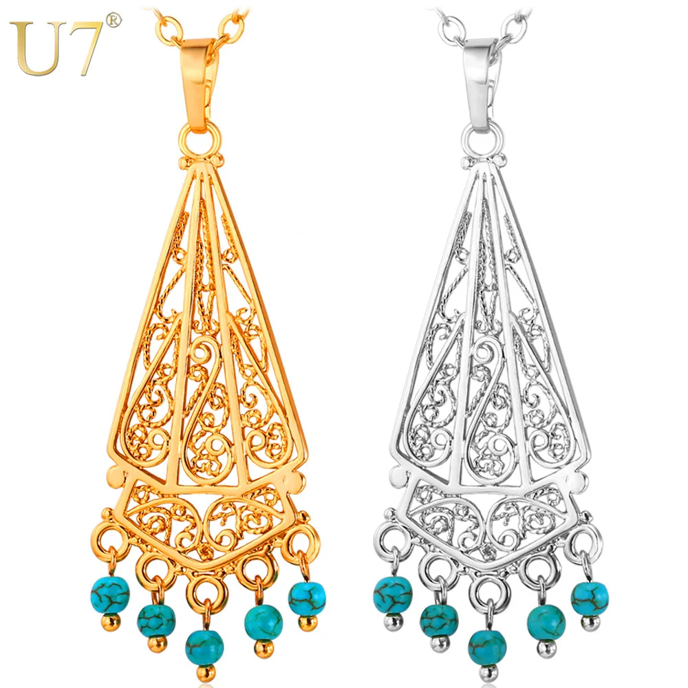 Ожерелье U7 в богемном стиле Женские аксессуары модные ожерелья