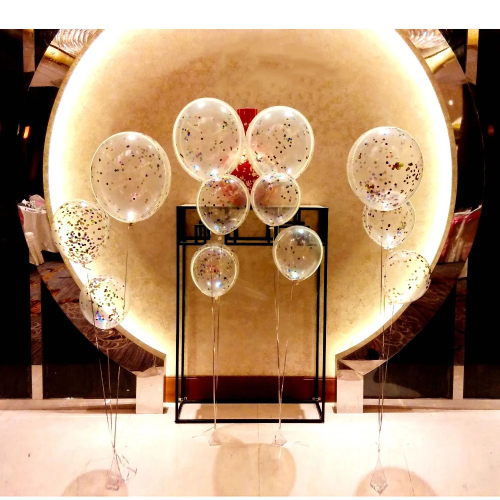10 шт 18 дюймовый большой шар Многоцветный конфетти для дня рождения Globos украшение