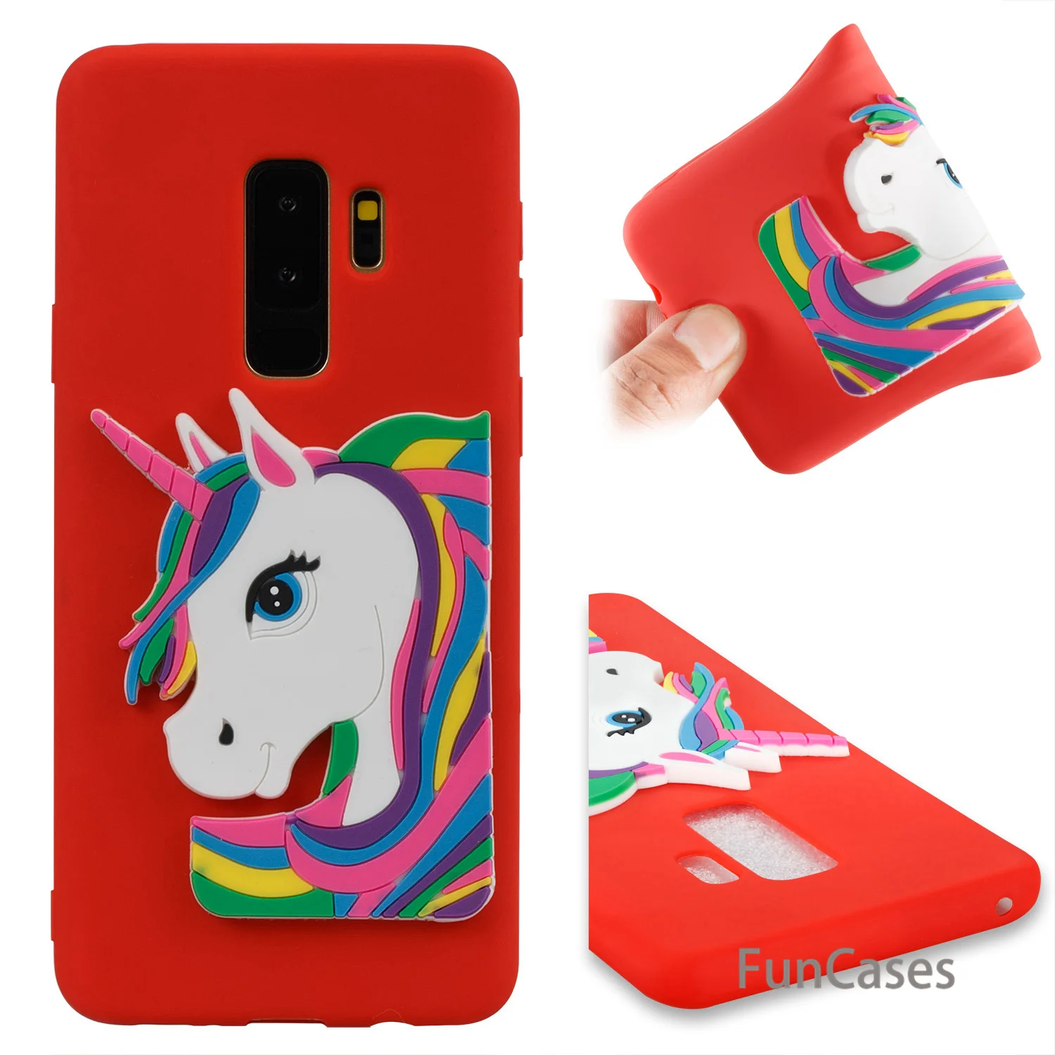 Модный чехол с рисунками Сотовая связь samsung S9 Plus Мягкий силиконовый на заднюю