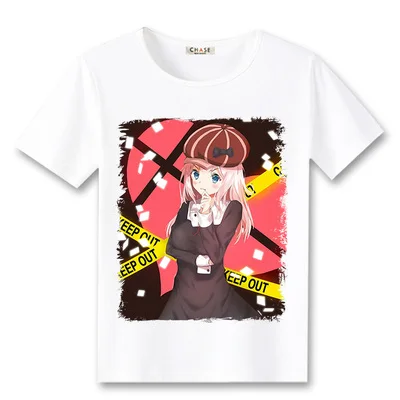 Новая футболка для косплея Kaguya-sama: Love Is War Kaguya Shinomiya модная аниме из полиэстера