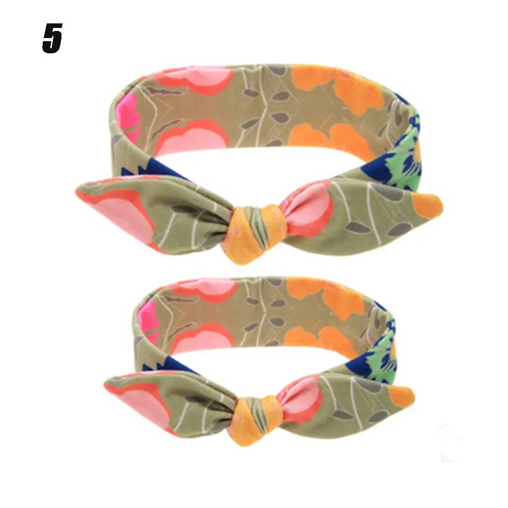 2 шт./компл. повязка на голову с бантом для мамы матери и дочери детей маленьких