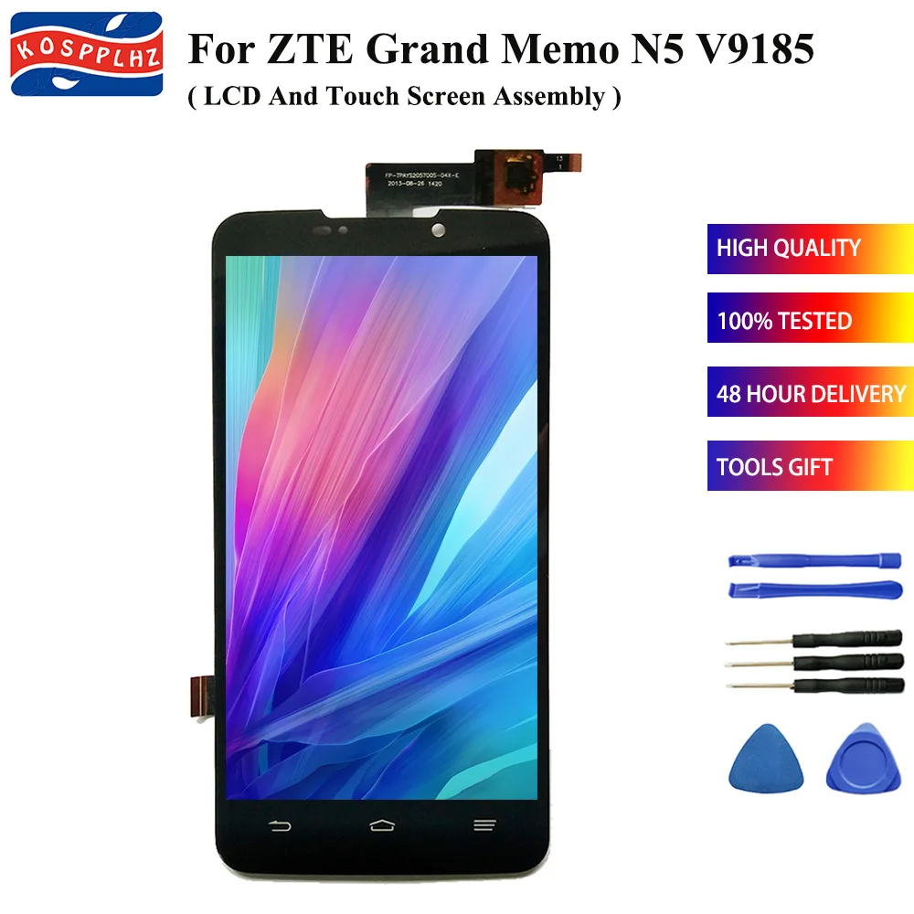 KOSPPLHZ 5 7 &quotдля zte N5 ЖК-дисплей и сенсорный экран в сборе для Grand Memo U5 N9520 V9815 с