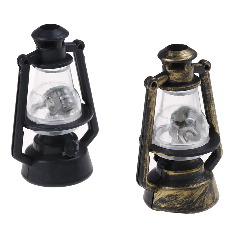 1 шт. ретро керосиновая лампа Деревянный Кукольный миниатюрные игрушки 1:12 весы