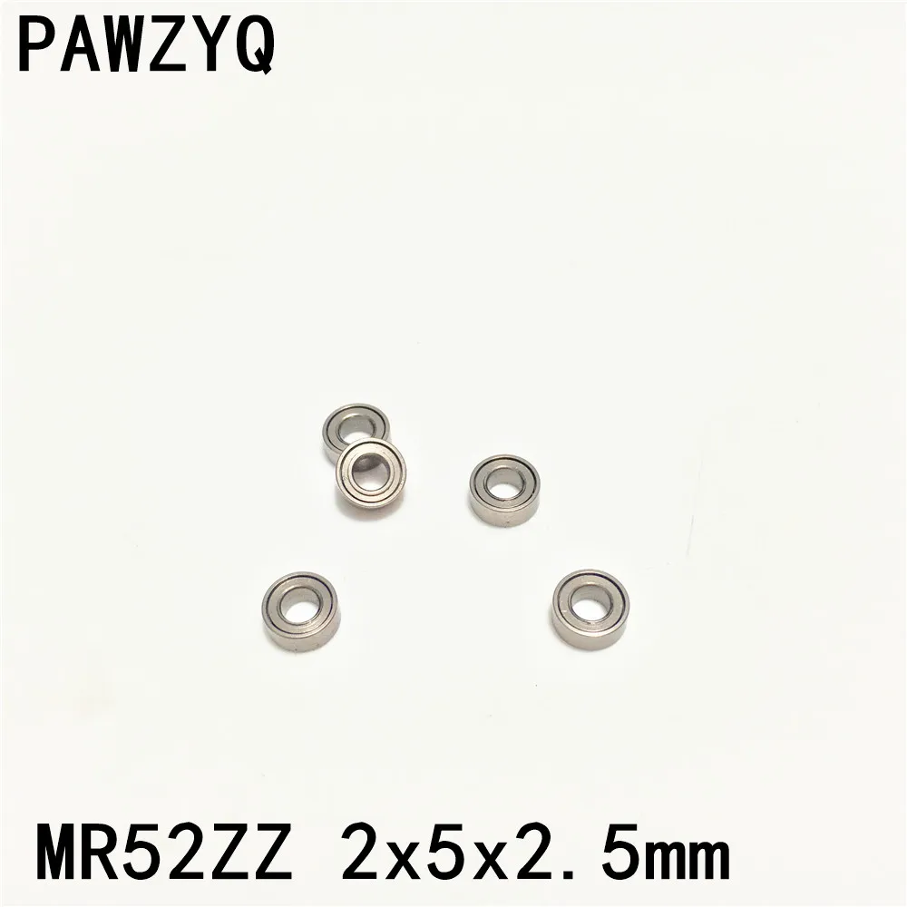 50 шт. MR52ZZ MR52 2Z 2x5x2 5 мм глубокий шаровой подшипник металлический экранированный