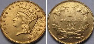

Золотые монеты 1860-D от $1, бесплатная доставка