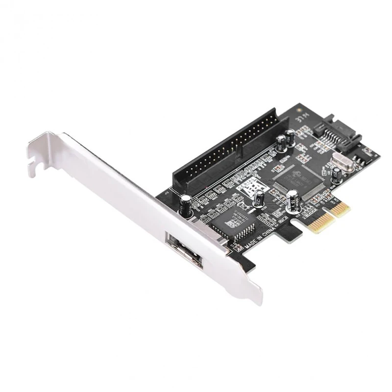 Экспресс PCI-e 1X для IDE SATA2.0 eSATA комбинированный контроллер карта JMB363 чип |