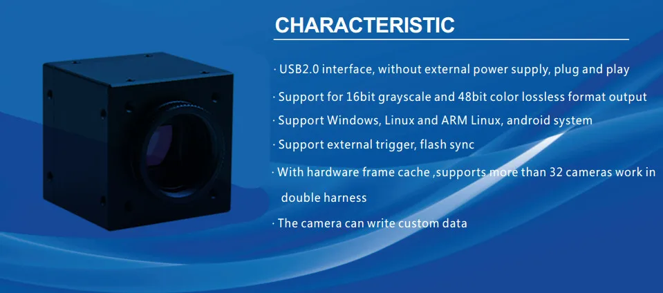 Высокоскоростной USB промышленный цифровой фотоаппарат 1.3MP цветное изображение глобальная затвор видения SDK и давая измерение мягкий