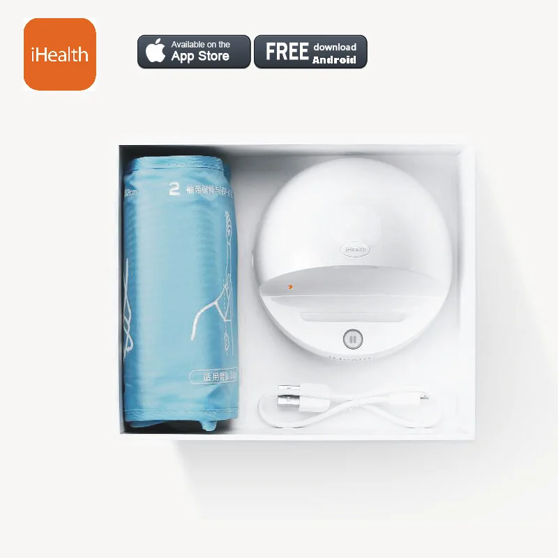 2018 Xiaomi iHealth Smart Blood Pressure Bluetooth version Meter Dock Monitoring System For xiaomi home Miijia Mi app | Электроника
