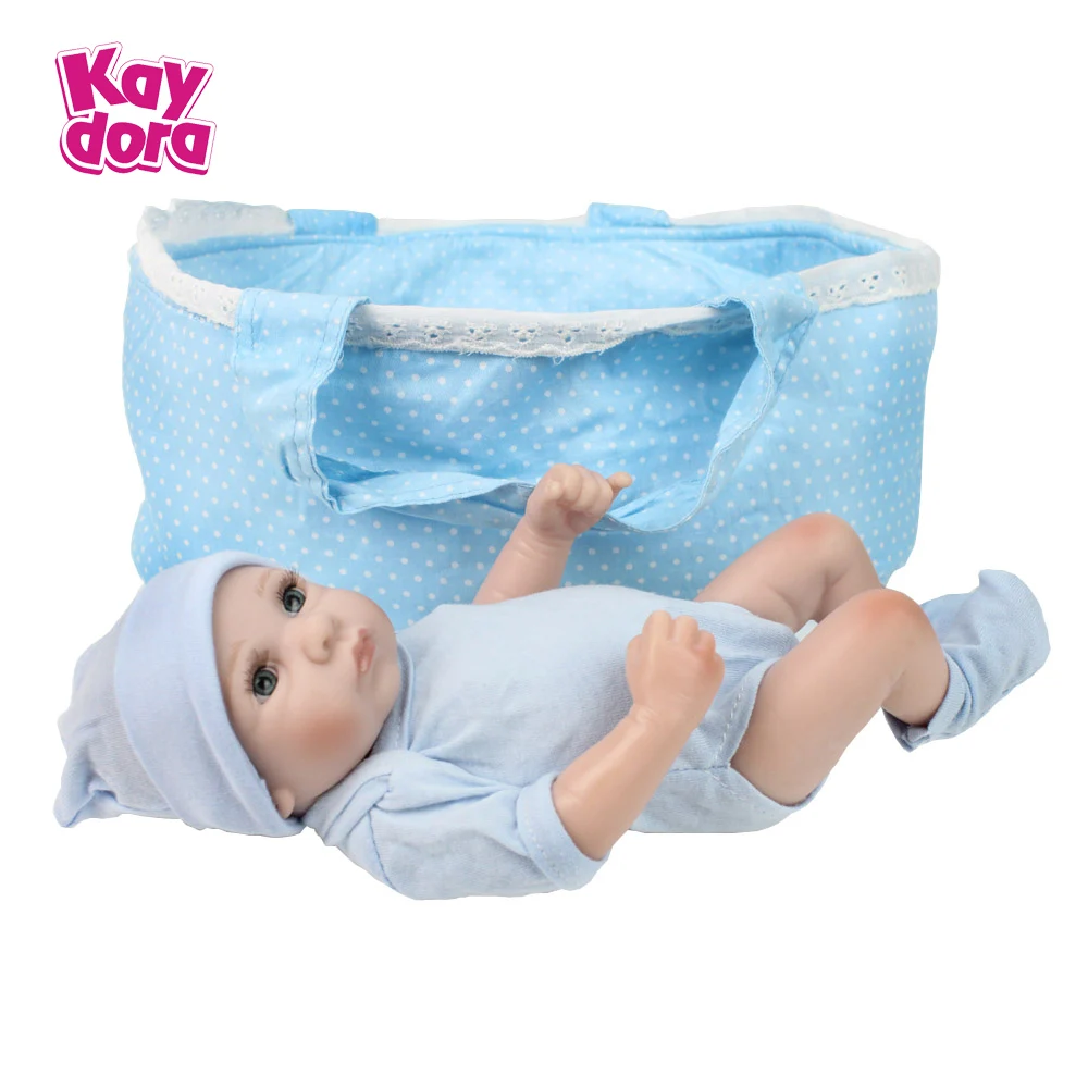 Boy KAYDORA 10 дюймов 28 см полностью виниловый силиконовый реборн Детские куклы реалистичные Мини Реалистичная кукла маленькая Реалистичная Boneca игрушки для младенцев - Цвет: Boy