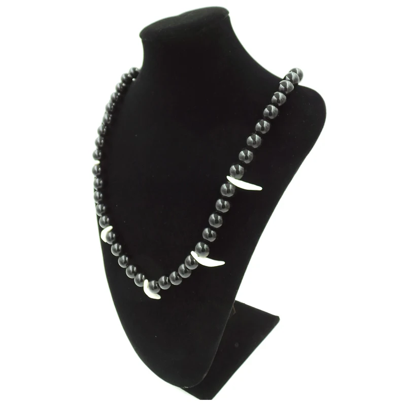 Бижутерия аниме Inuyasha ожерелье Platycodon Wolf Tooth Beads цепочка Ожерелье Косплей Подарки